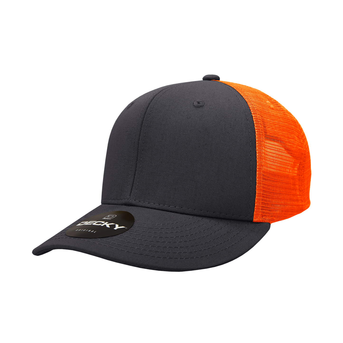 6 Panel Mid Profile Structured Cotton Trucker