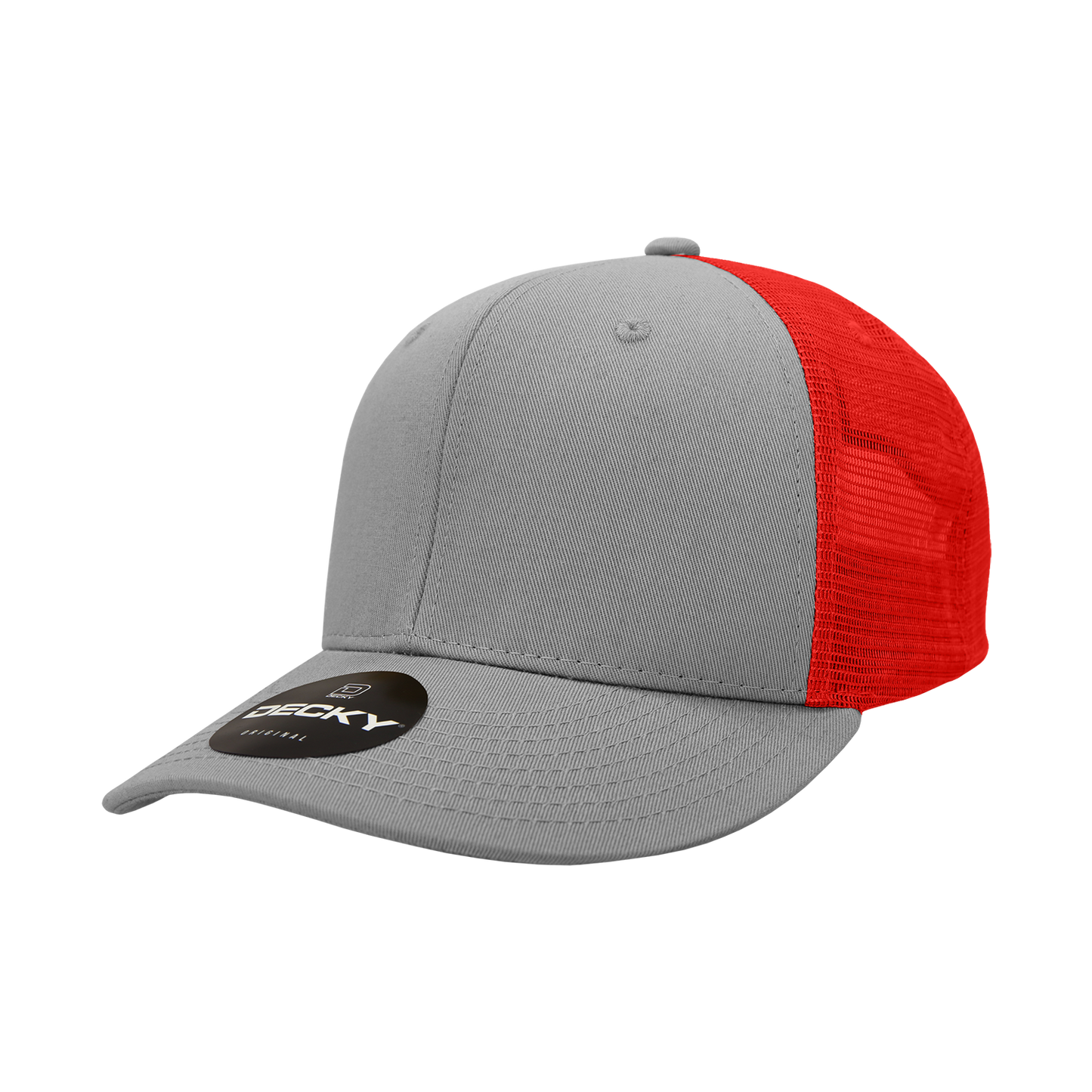 6 Panel Mid Profile Structured Cotton Trucker