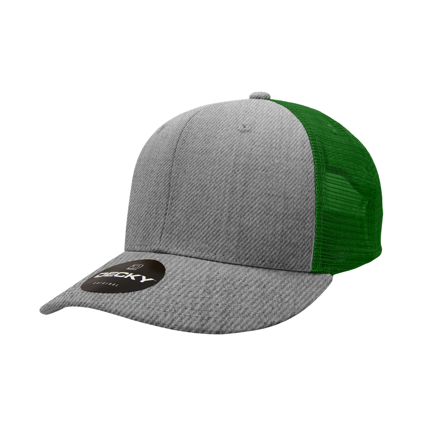 6 Panel Mid Profile Structured Cotton Trucker