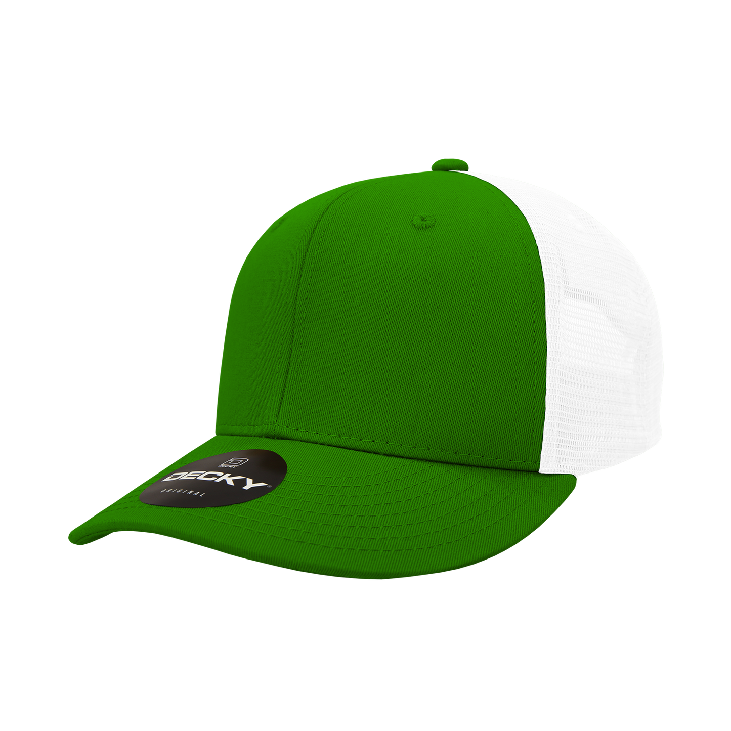 6 Panel Mid Profile Structured Cotton Trucker