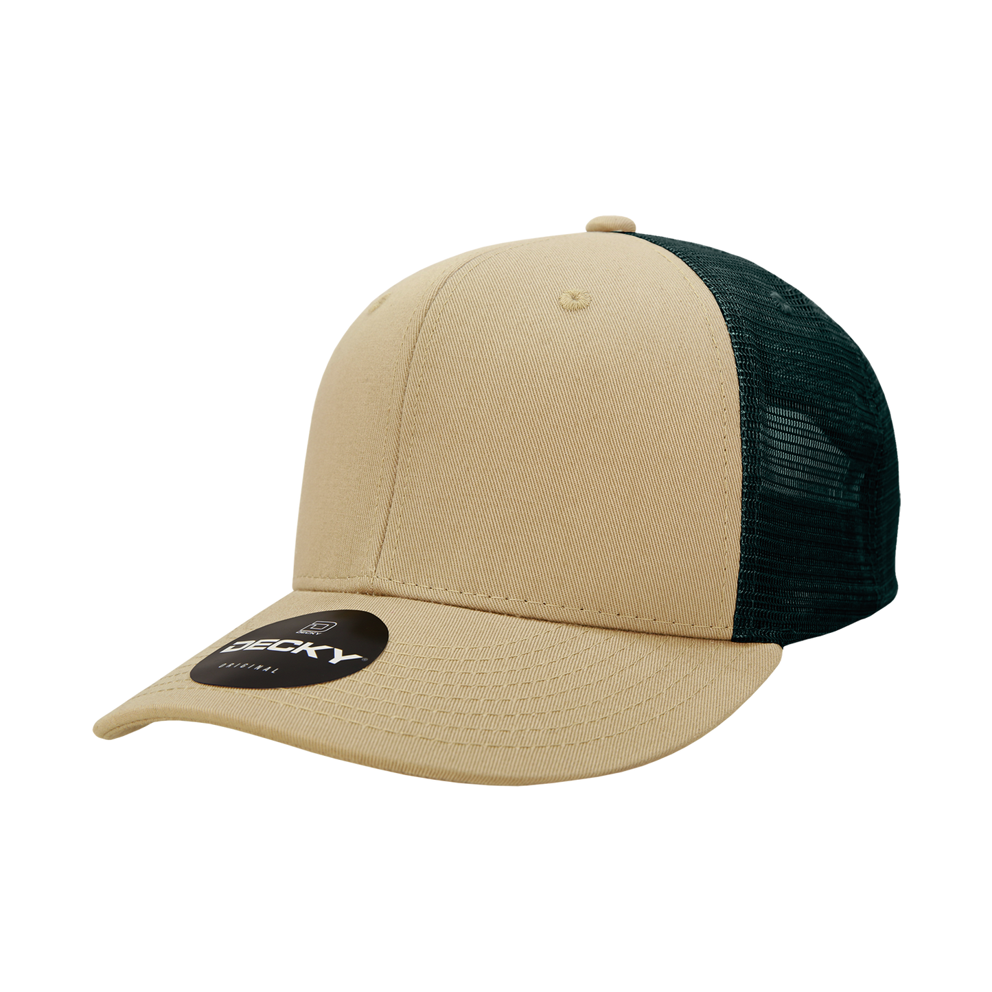 6 Panel Mid Profile Structured Cotton Trucker
