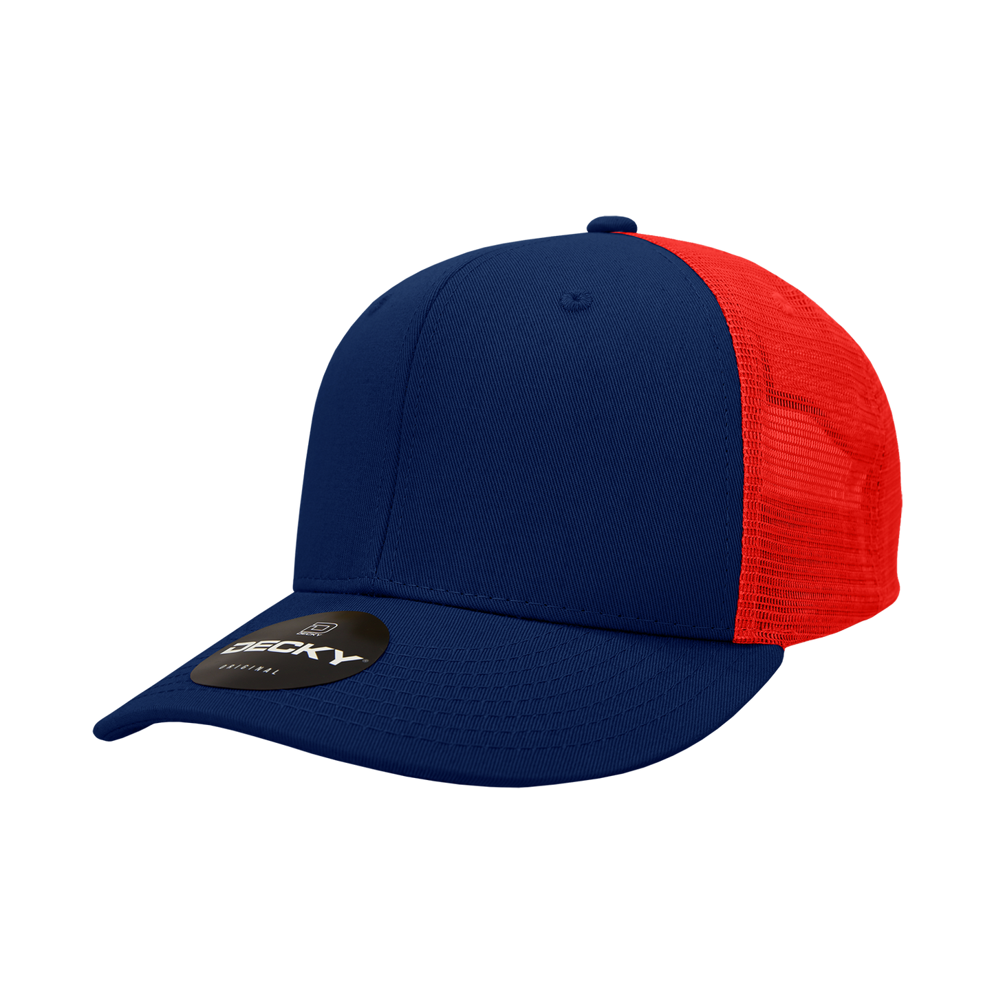 6 Panel Mid Profile Structured Cotton Trucker