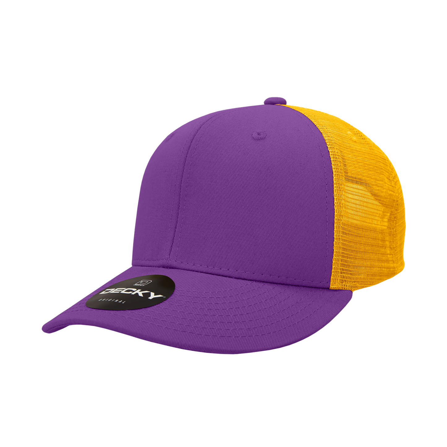 6 Panel Mid Profile Structured Cotton Trucker