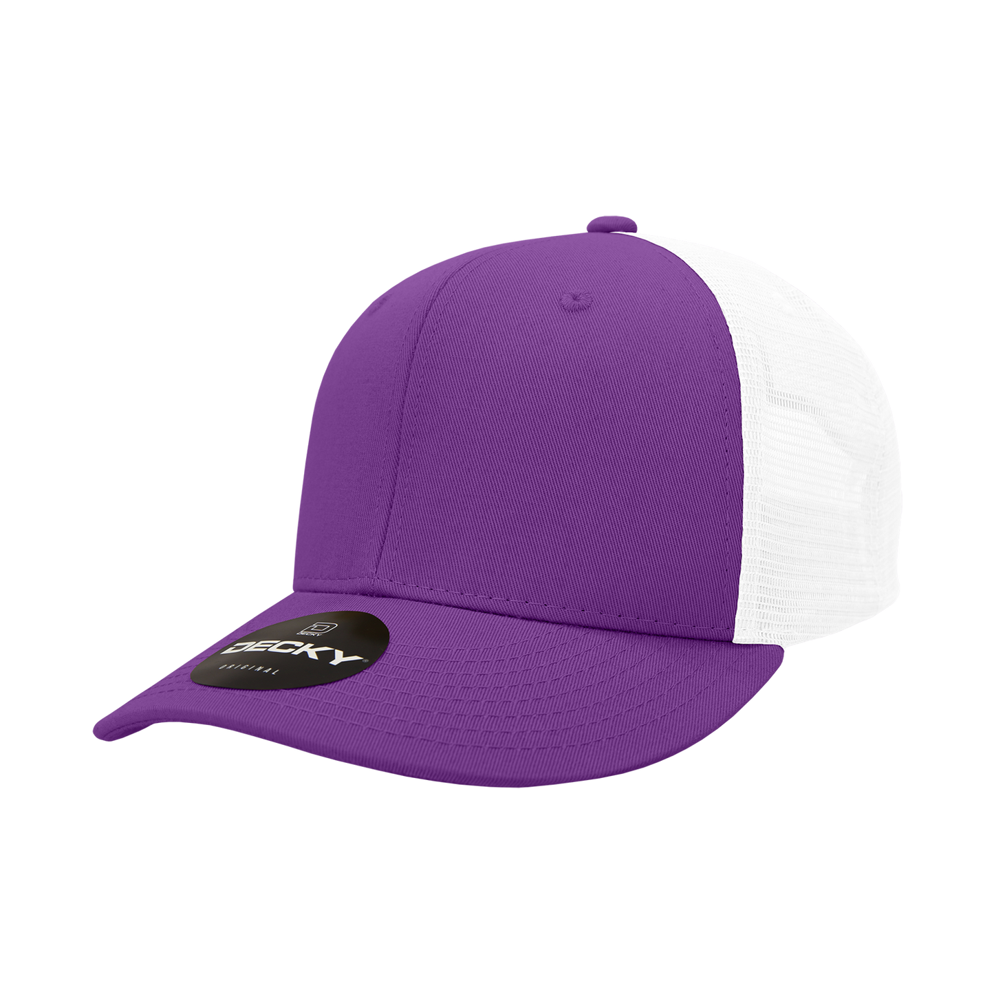 6 Panel Mid Profile Structured Cotton Trucker