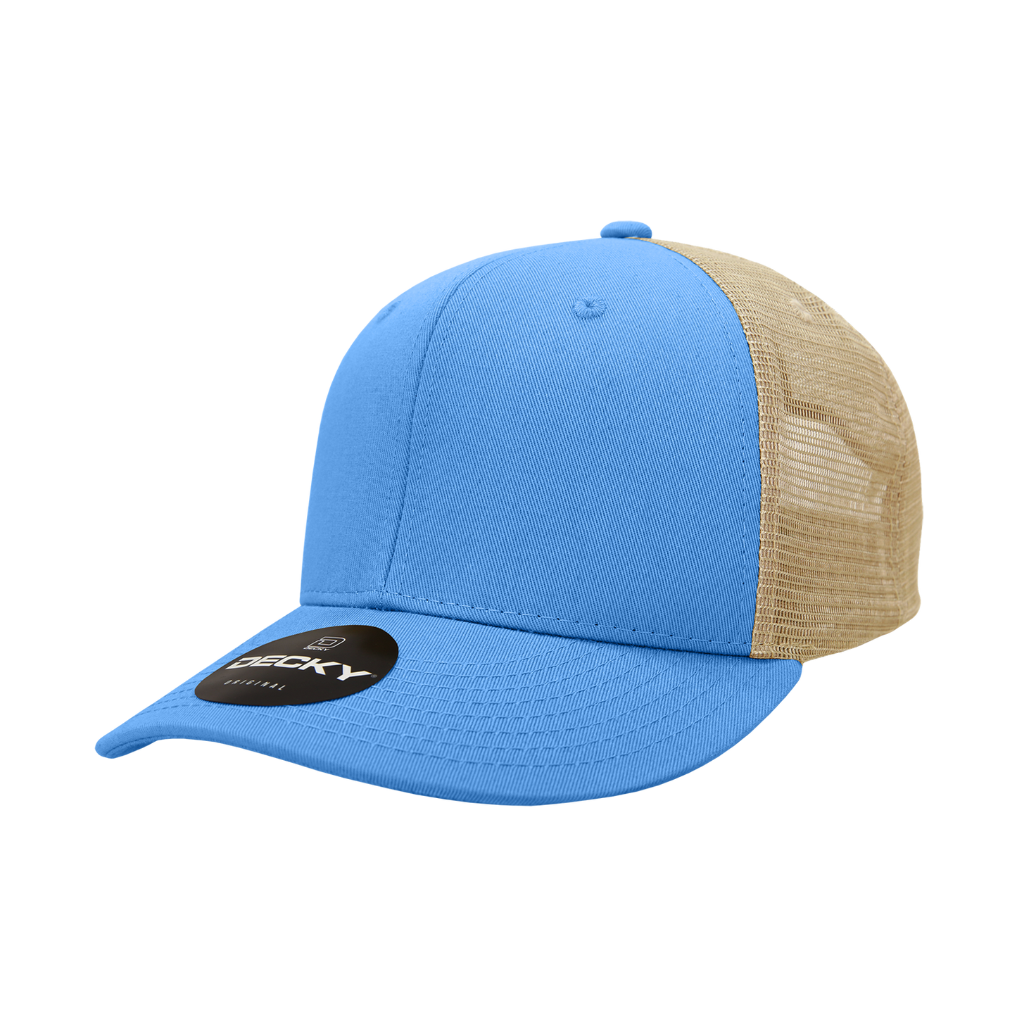 6 Panel Mid Profile Structured Cotton Trucker