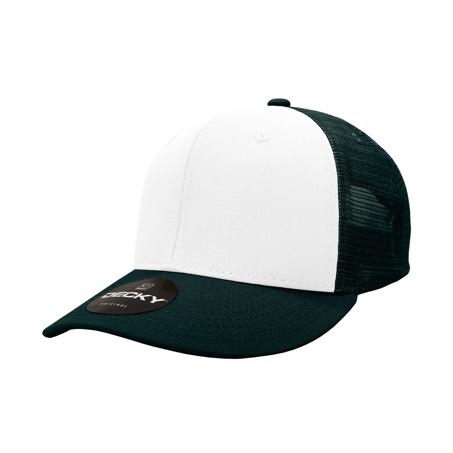 6 Panel Mid Profile Structured Cotton Trucker
