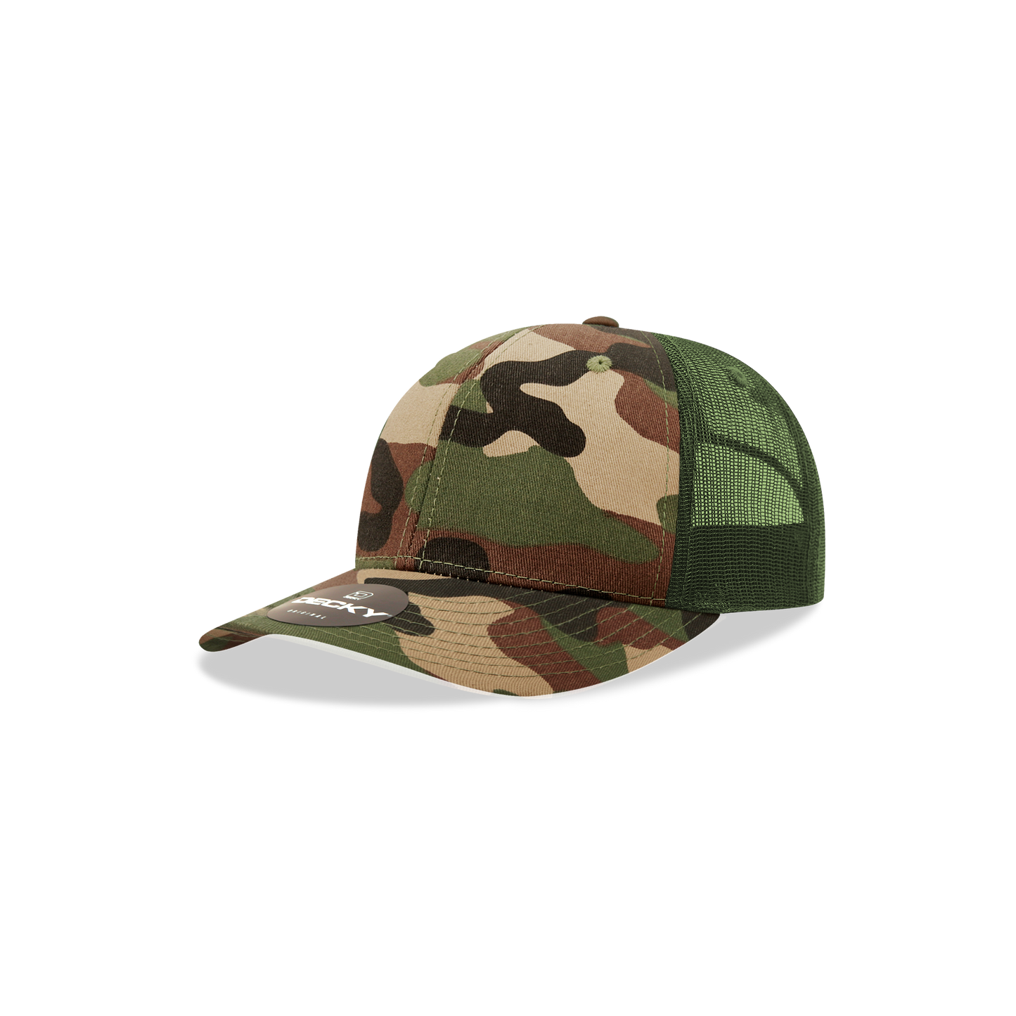 Youth 6 Panel Mid Profile Structured Cotton Trucker