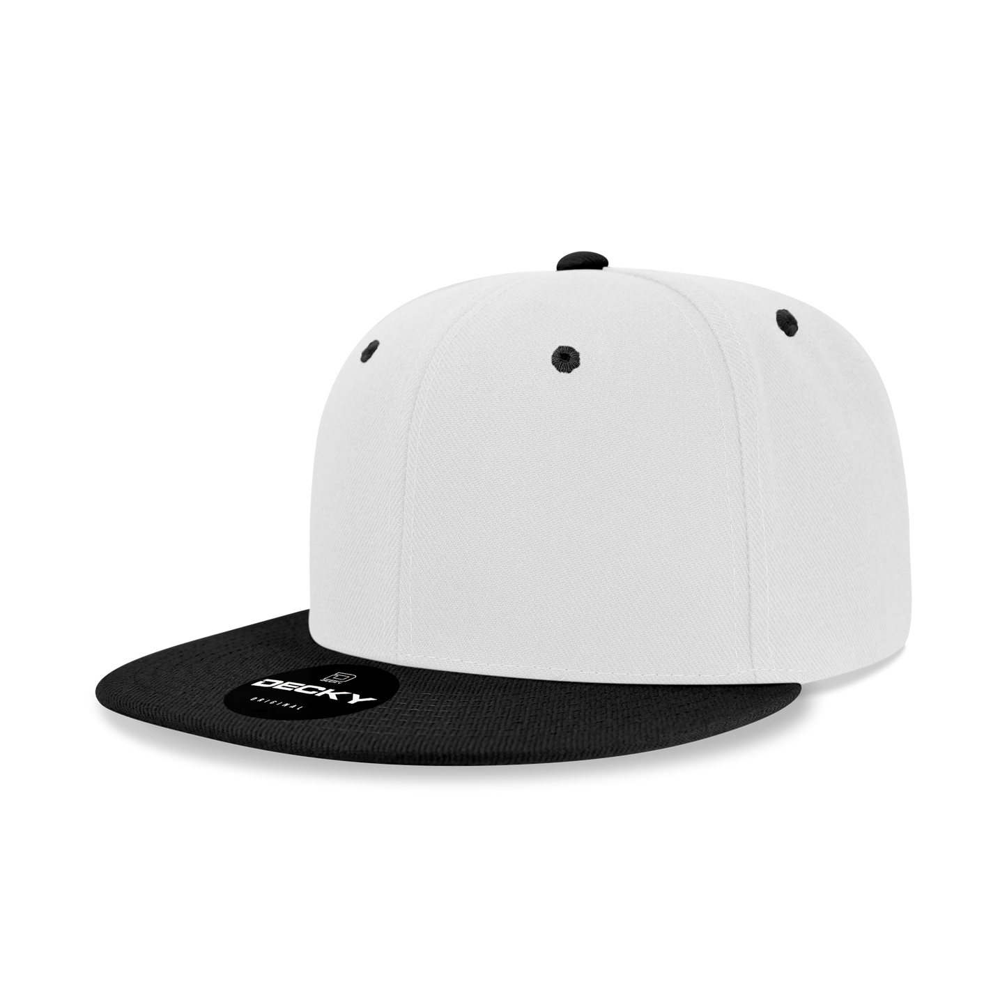 Women's 6 Panel High Profile Structured Acrylic/Polyester Snapback