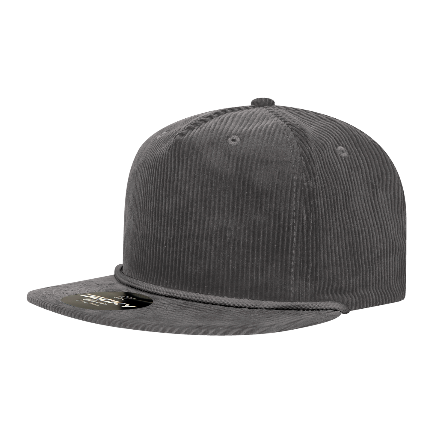 5 Panel High Profile Relaxed Corduroy Rope Hat