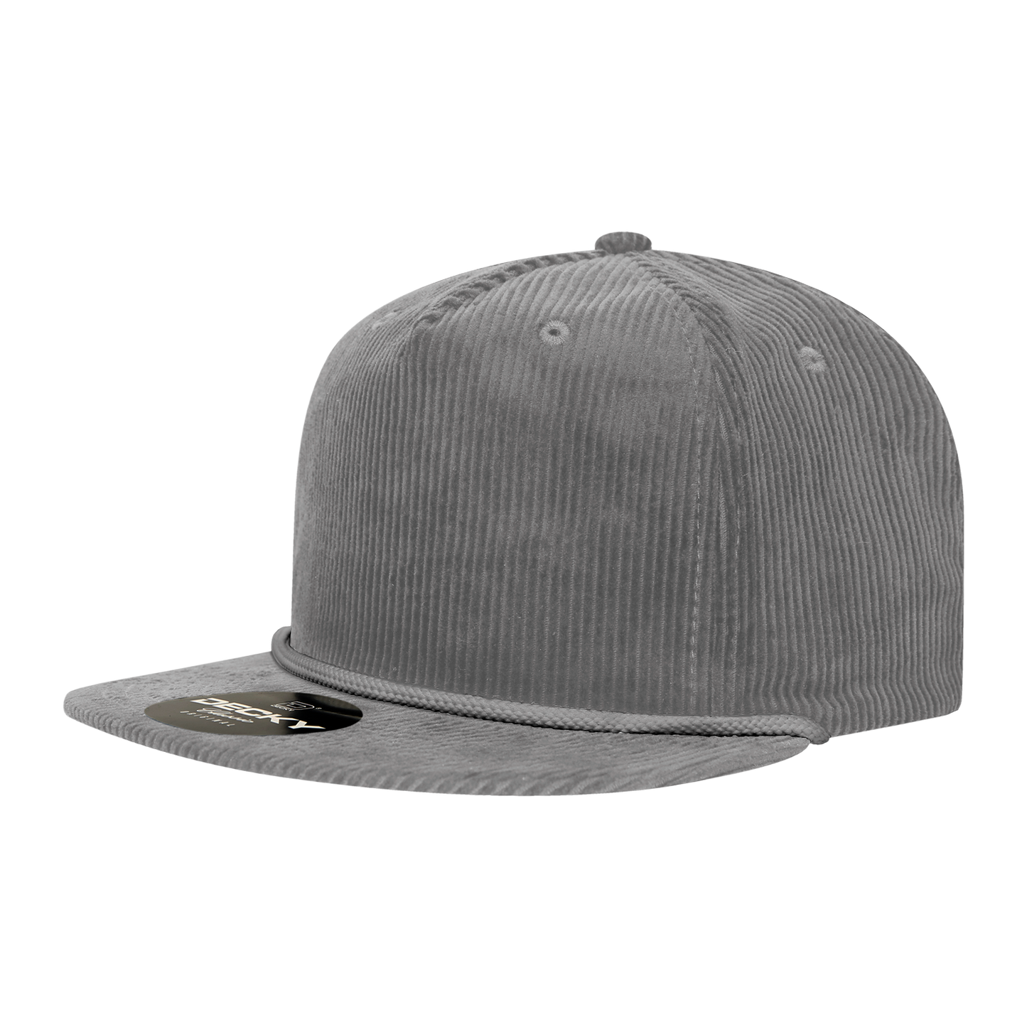 5 Panel High Profile Relaxed Corduroy Rope Hat