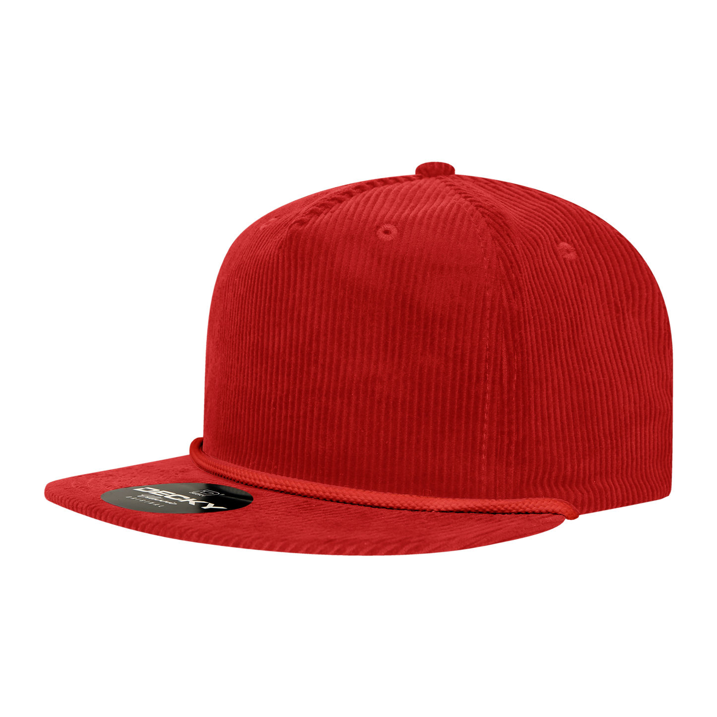 5 Panel High Profile Relaxed Corduroy Rope Hat