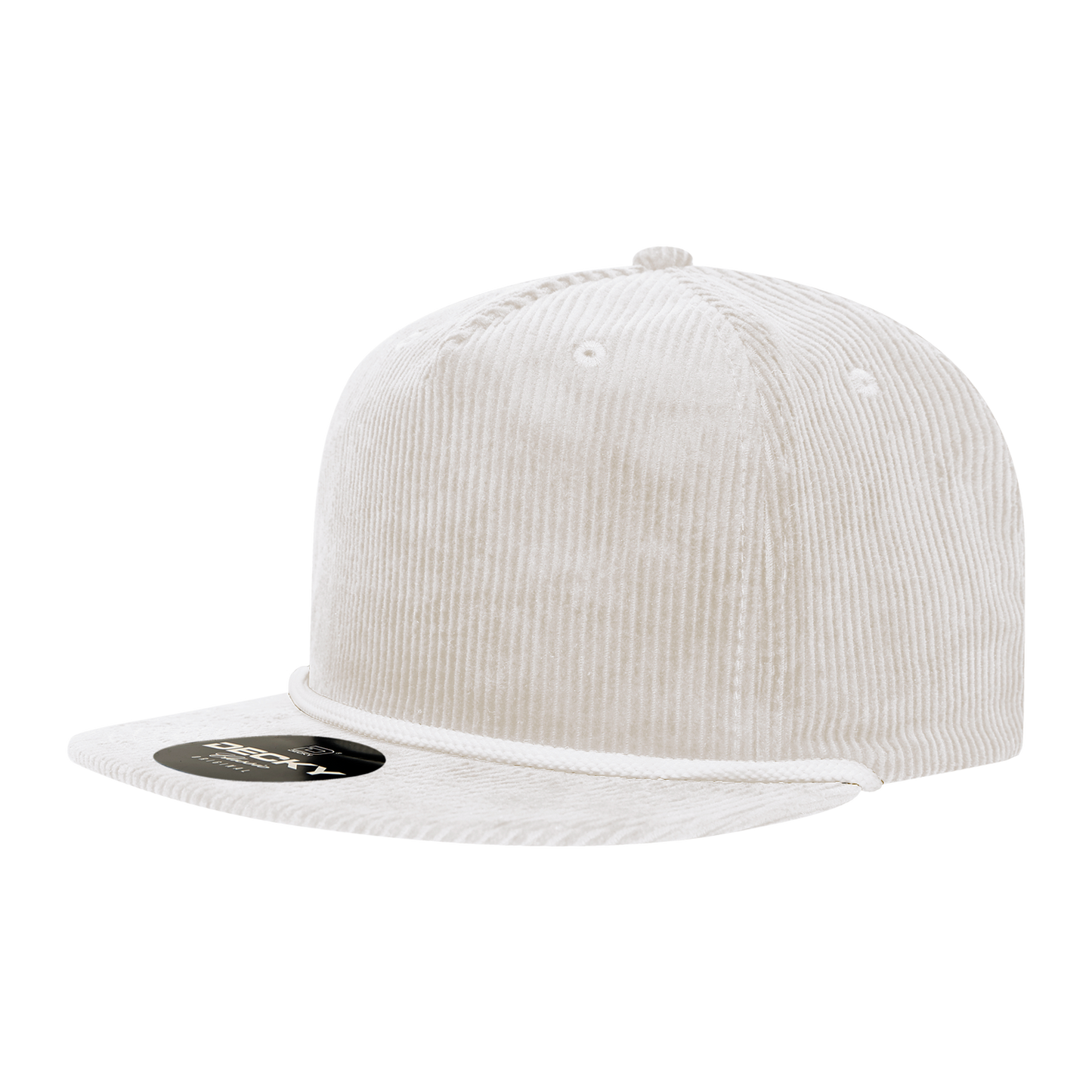 5 Panel High Profile Relaxed Corduroy Rope Hat