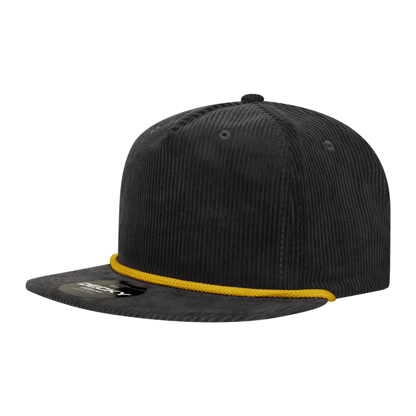 5 Panel High Profile Relaxed Corduroy Rope Hat