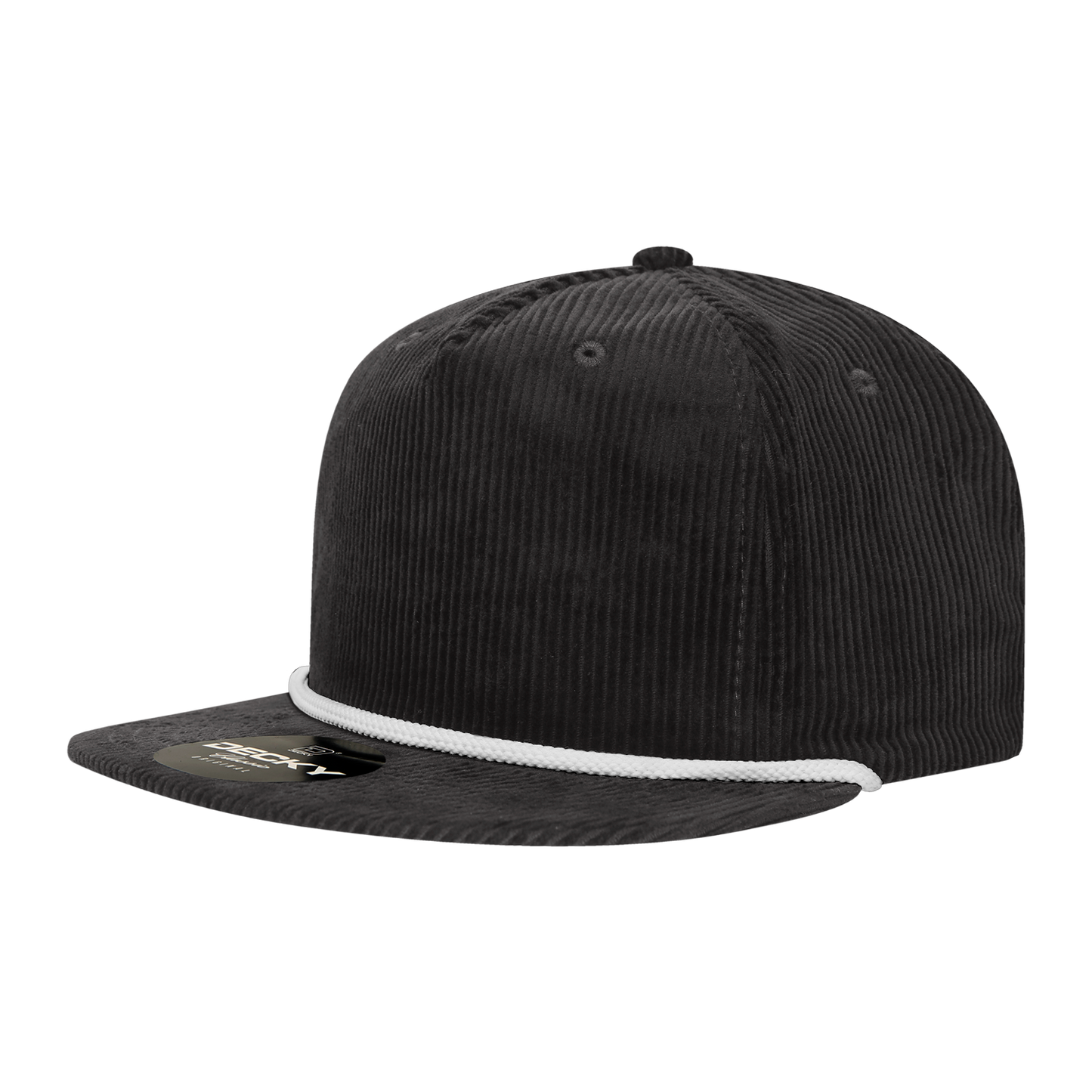 5 Panel High Profile Relaxed Corduroy Rope Hat