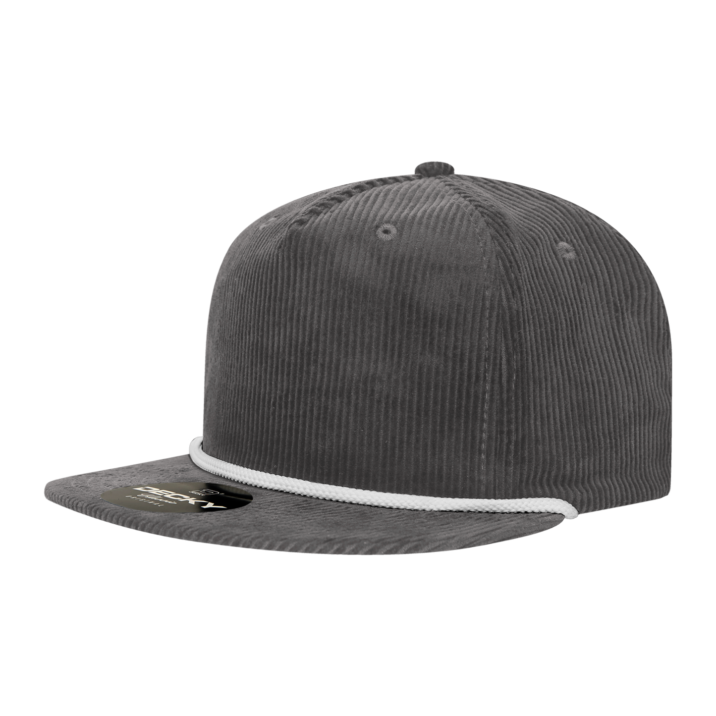 5 Panel High Profile Relaxed Corduroy Rope Hat