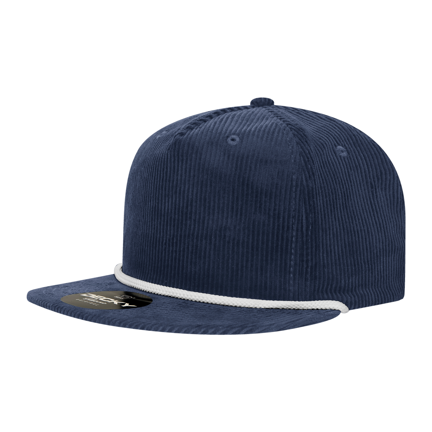 5 Panel High Profile Relaxed Corduroy Rope Hat
