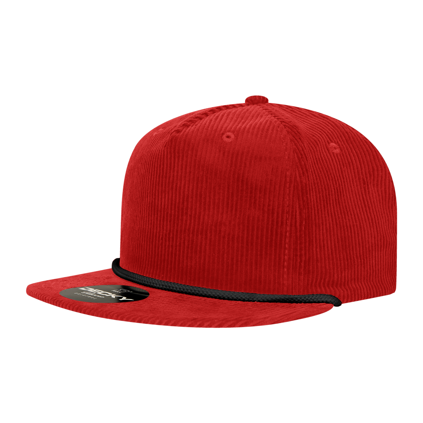 5 Panel High Profile Relaxed Corduroy Rope Hat