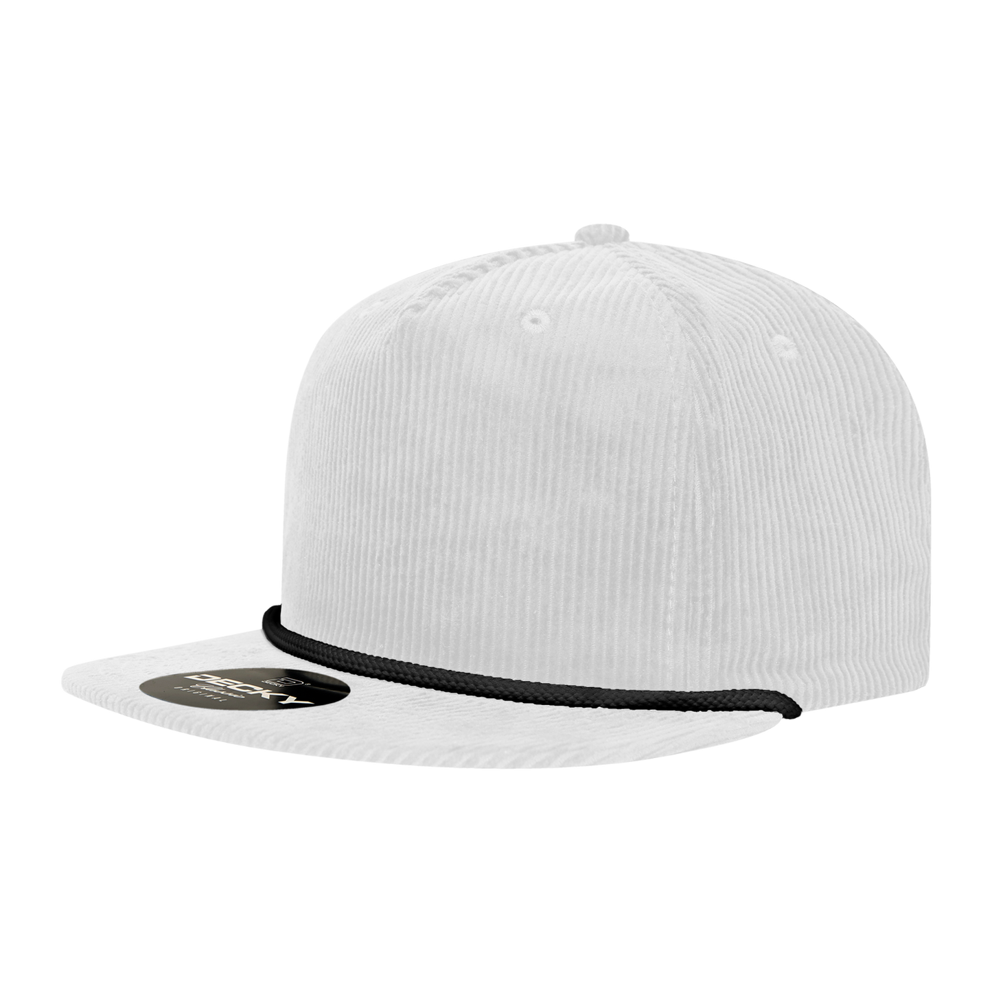 5 Panel High Profile Relaxed Corduroy Rope Hat