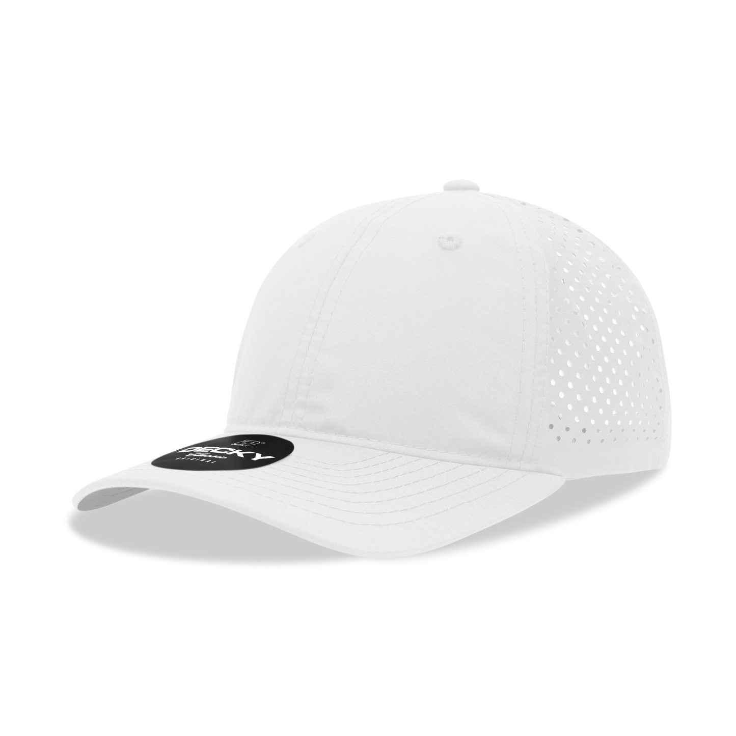 6 Panel Low Profile Relaxed Perforated Performance Dad Hat