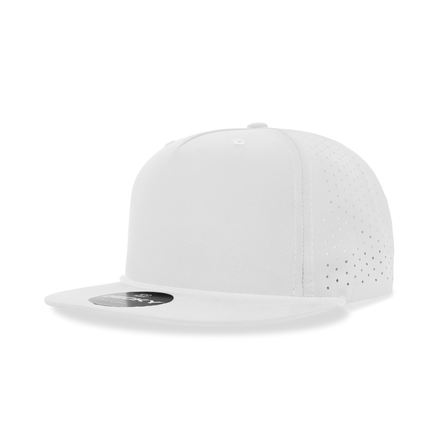 5 Panel High Profile Relaxed Perforated Performance Rope Hat