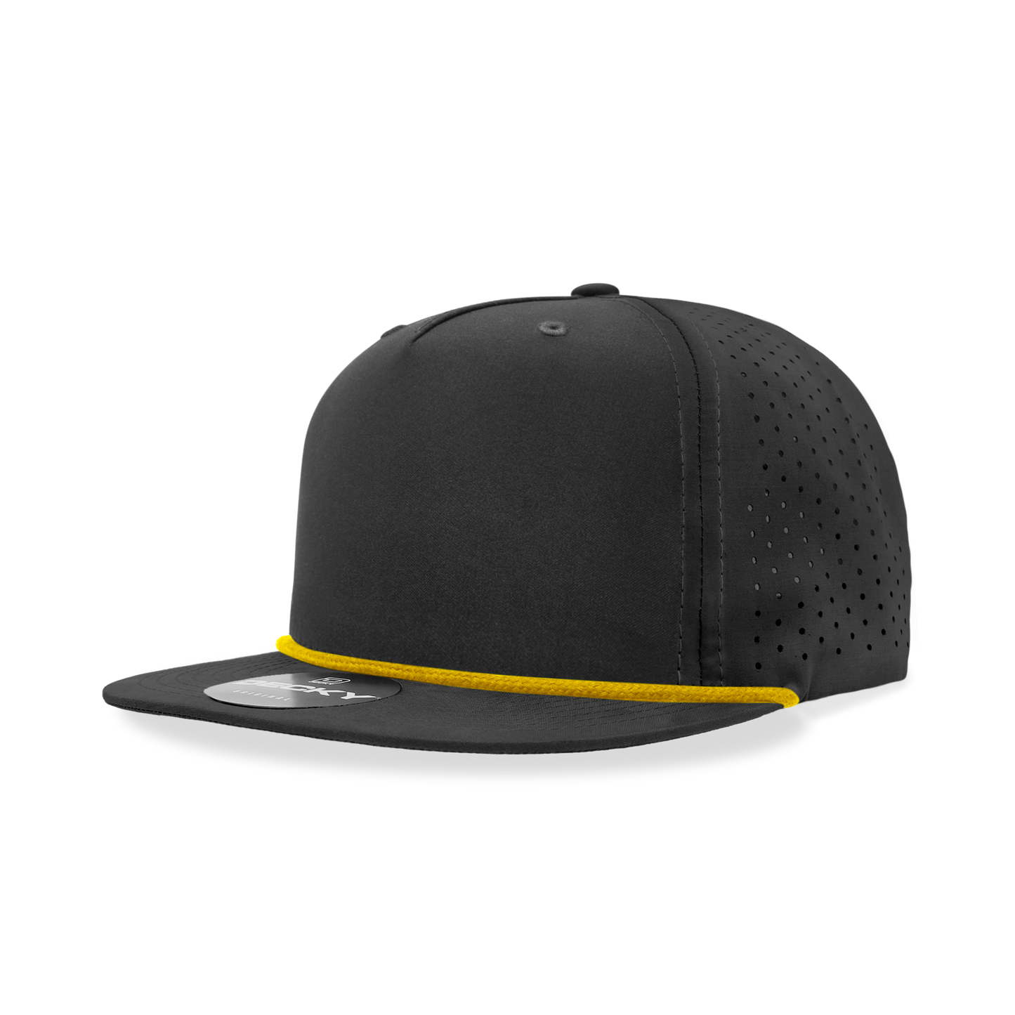 5 Panel High Profile Relaxed Perforated Performance Rope Hat