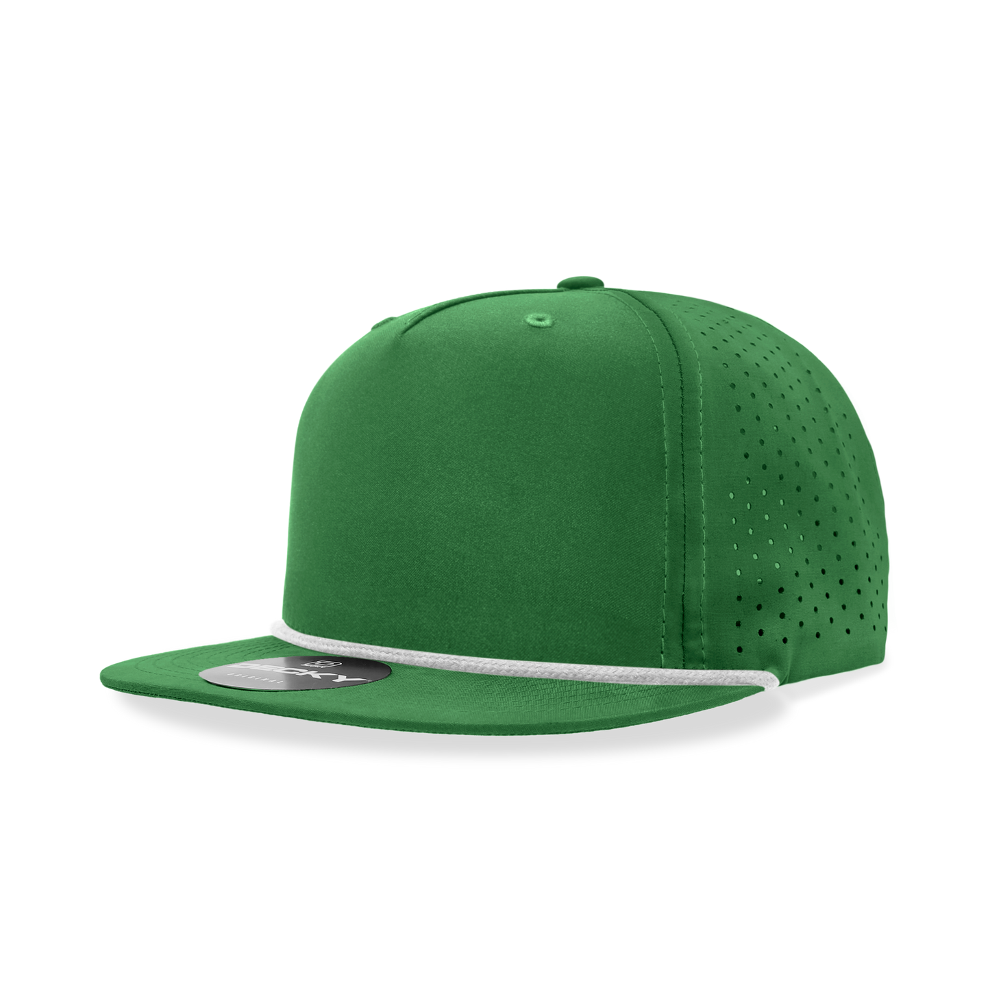 5 Panel High Profile Relaxed Perforated Performance Rope Hat
