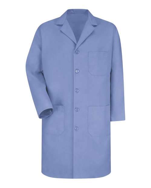 Unisex Extended Sizes Button Front Lab Coat