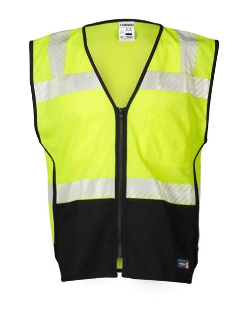 Unisex Premium Black Series® FR Black Bottom Mesh Vest