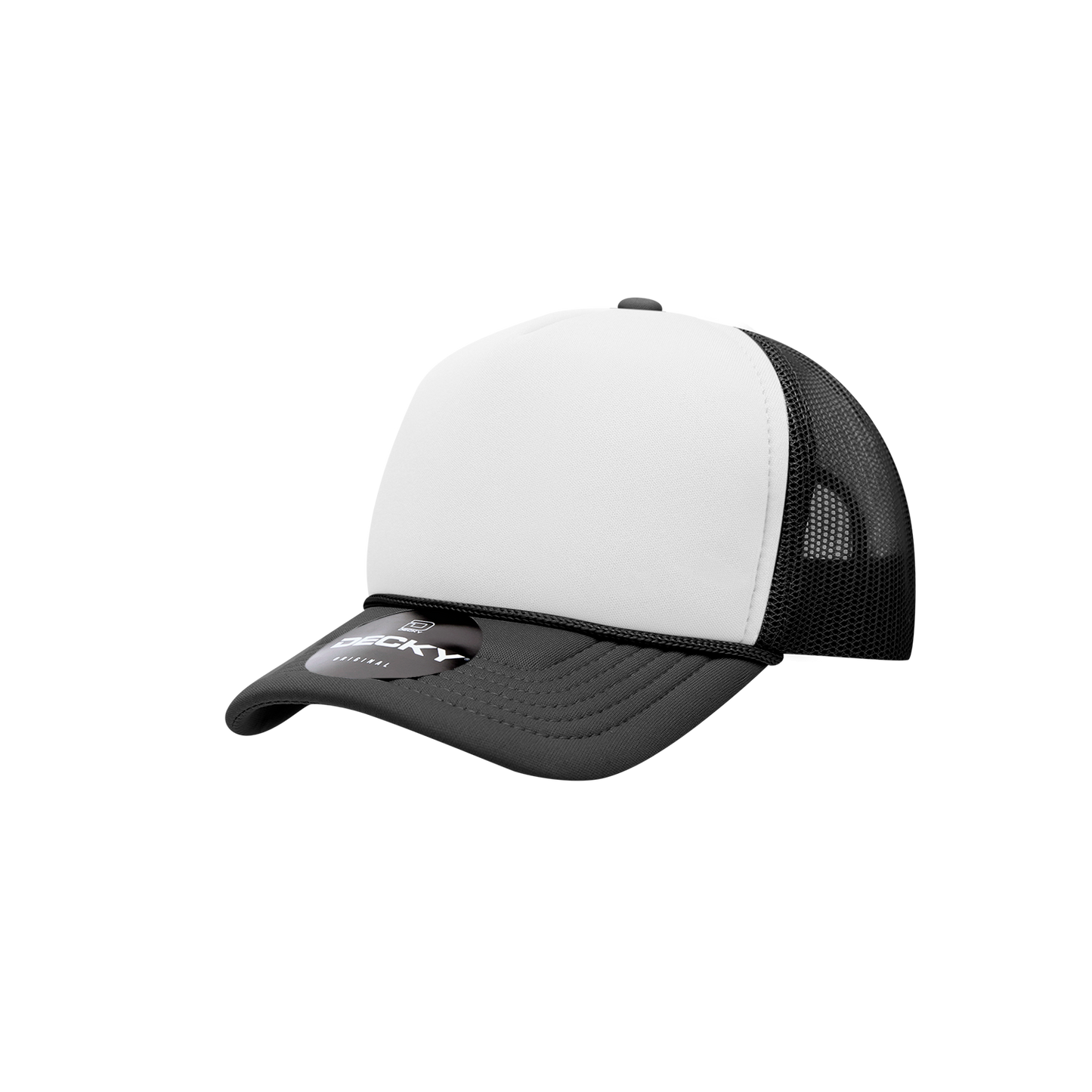 Youth 5 Panel Mid Profile Structured Foam Trucker