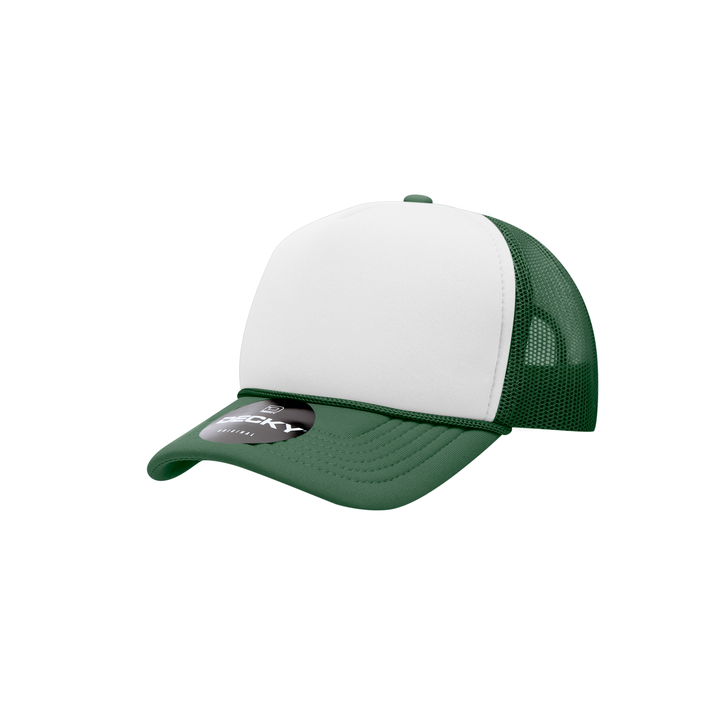 Youth 5 Panel Mid Profile Structured Foam Trucker