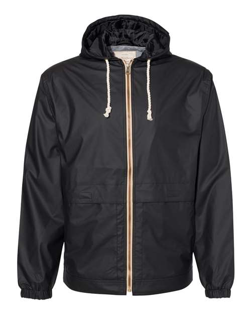 Unisex Vintage Hooded Rain Jacket