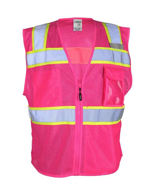 Unisex EV Series® Enhanced Visibility 3 Pocket Mesh Vest