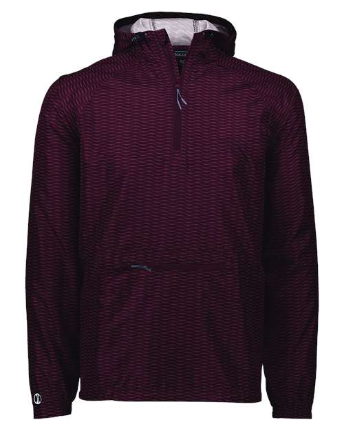 Men's Range Hooded Packable Quarter-Zip Jacket