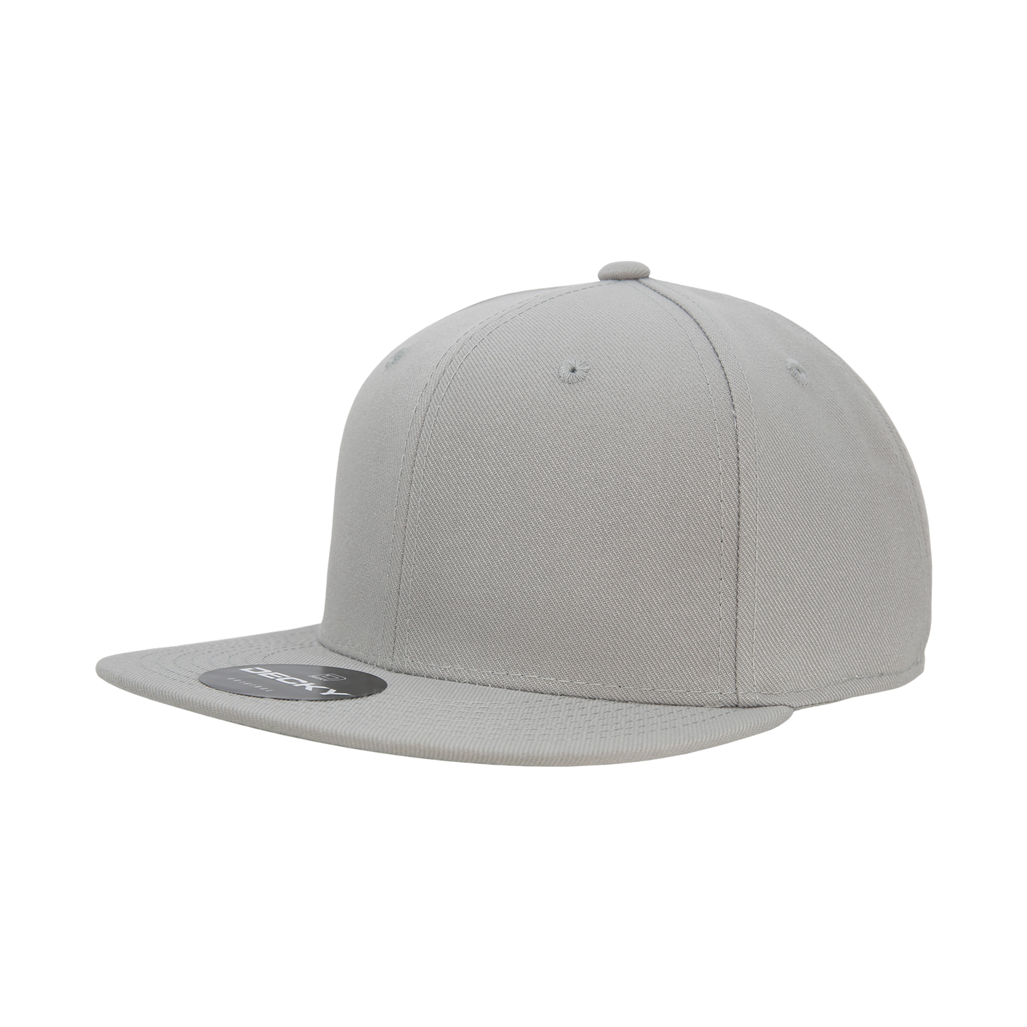 6 Panel High Profile Structured Acrylic/Polyester Fitted