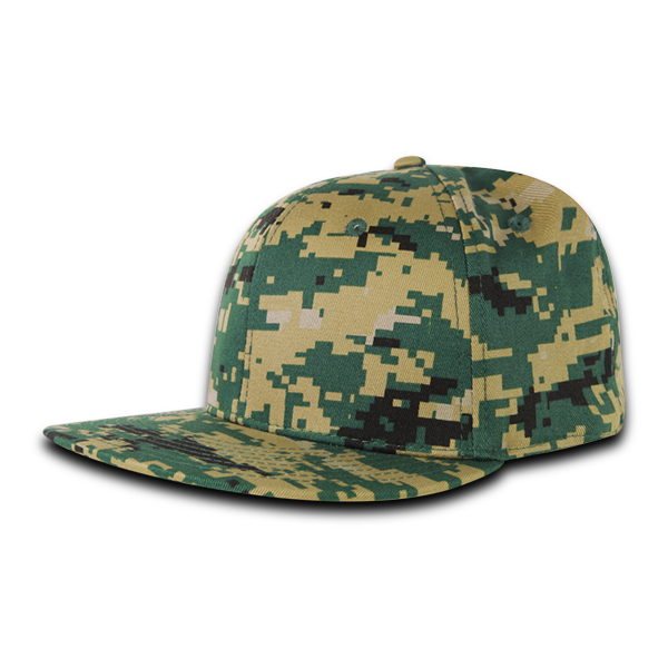 6 Panel High Profile Structured Acrylic/Polyester Fitted