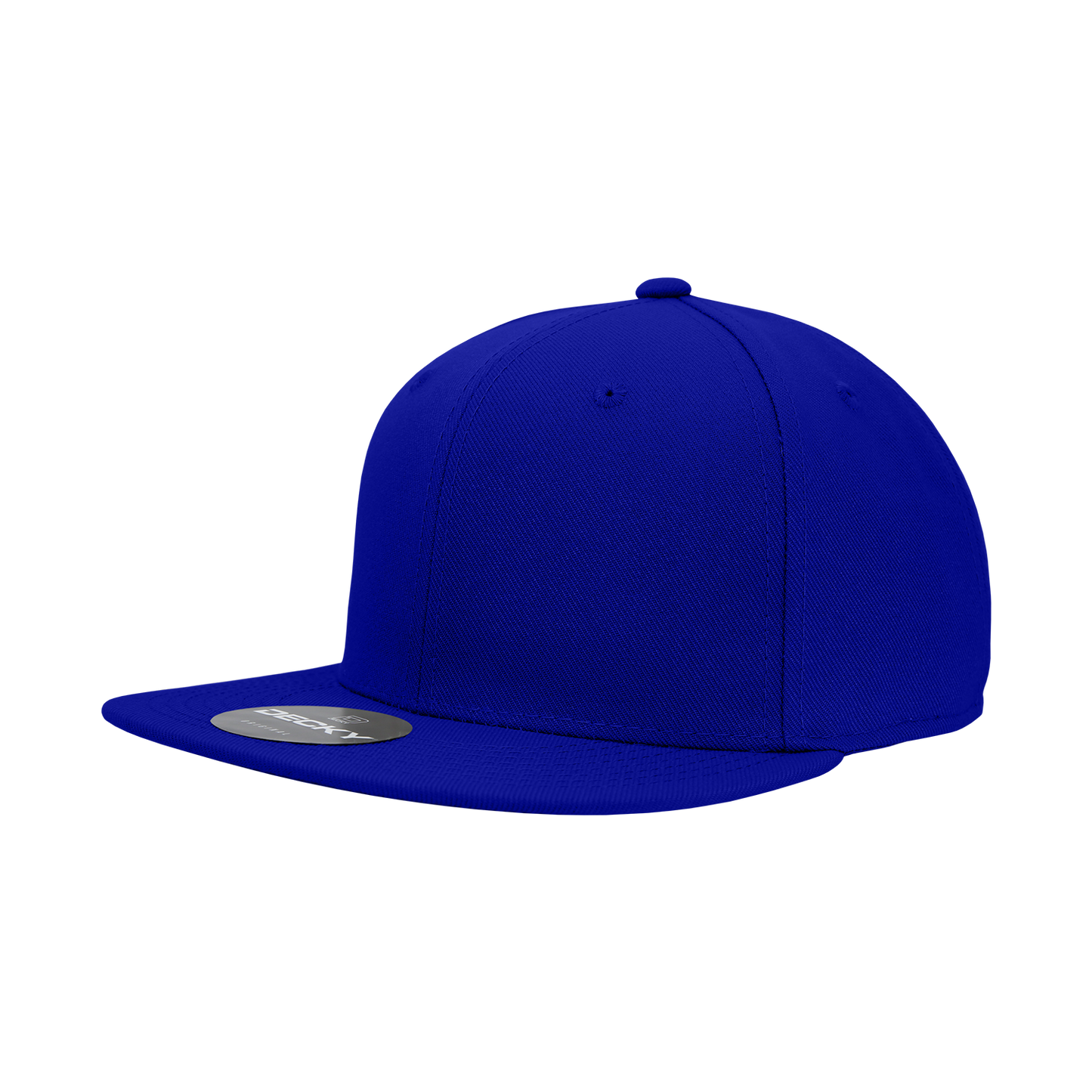 6 Panel High Profile Structured Acrylic/Polyester Fitted