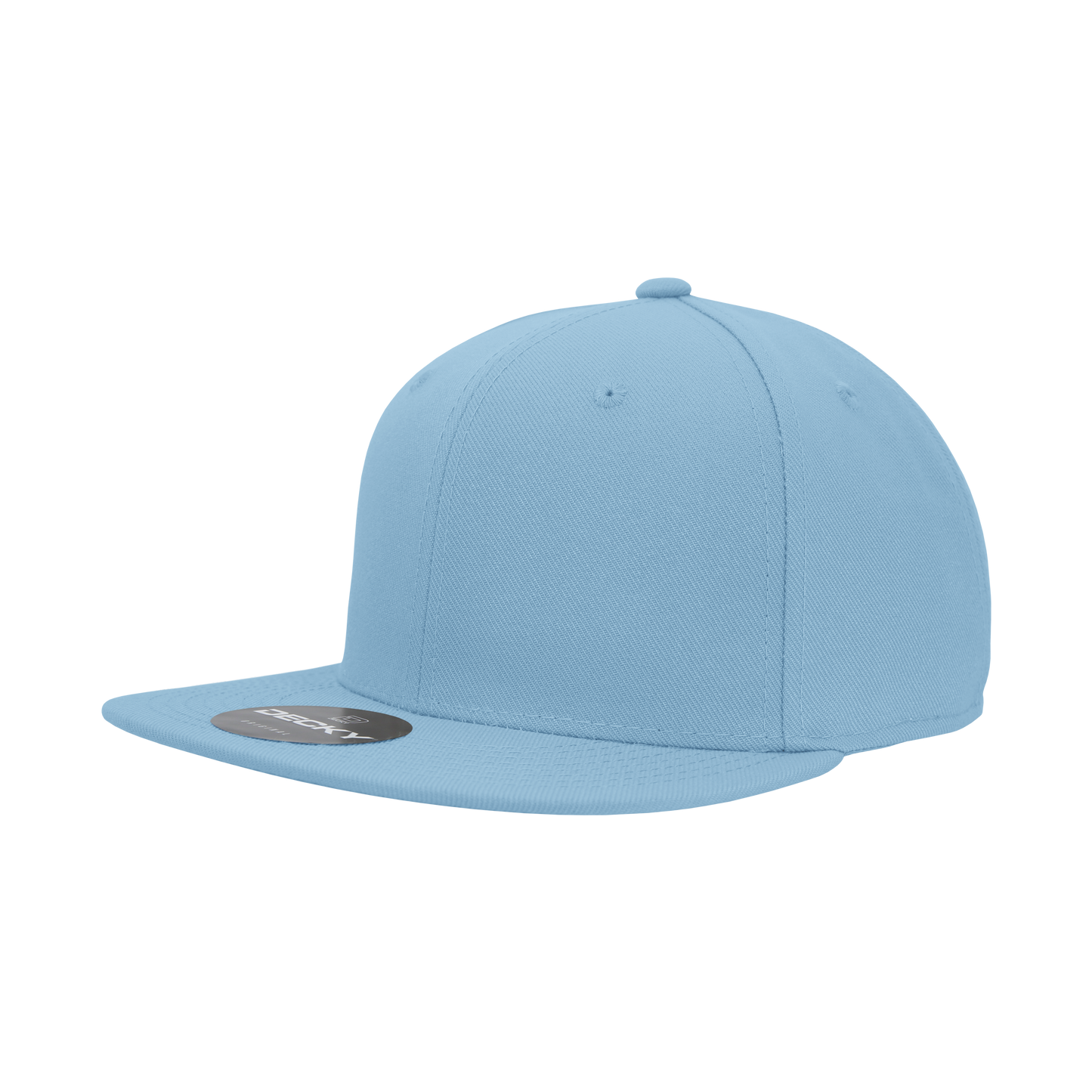 6 Panel High Profile Structured Acrylic/Polyester Fitted