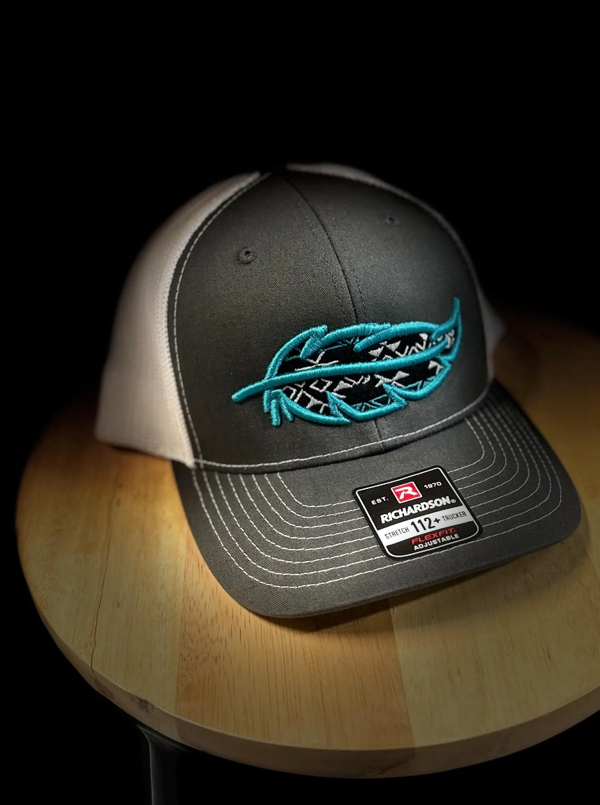 3D Aztec Feather Cap