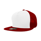 5 Panel High Profile Structured Cotton Blend Trucker