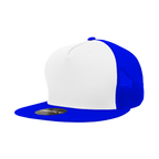 5 Panel High Profile Structured Cotton Blend Trucker