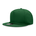 5 Panel High Profile Structured Cotton Blend Rope Hat