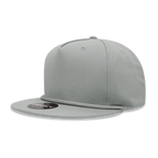 5 Panel High Profile Structured Cotton Blend Rope Hat