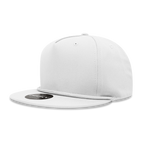 5 Panel High Profile Structured Cotton Blend Rope Hat