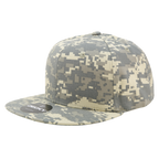 6 Panel High Profile Structured Camo Snapback