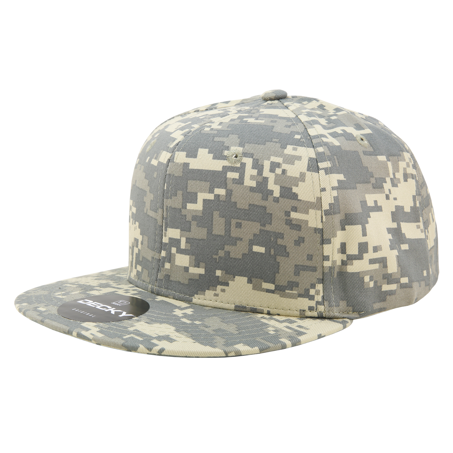 6 Panel High Profile Structured Camo Snapback