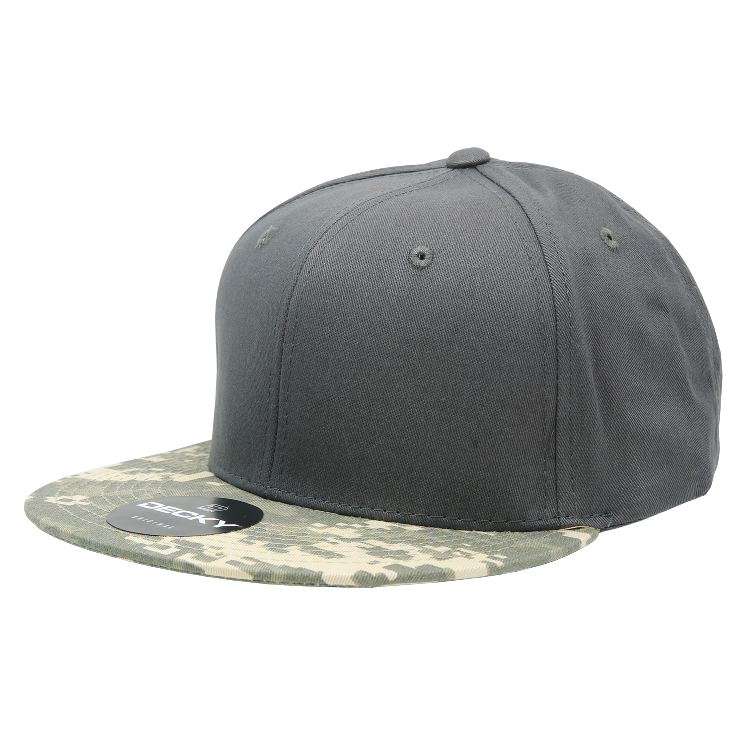 6 Panel High Profile Structured Camo Snapback