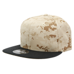 6 Panel High Profile Structured Camo Snapback
