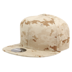 6 Panel High Profile Structured Camo Snapback