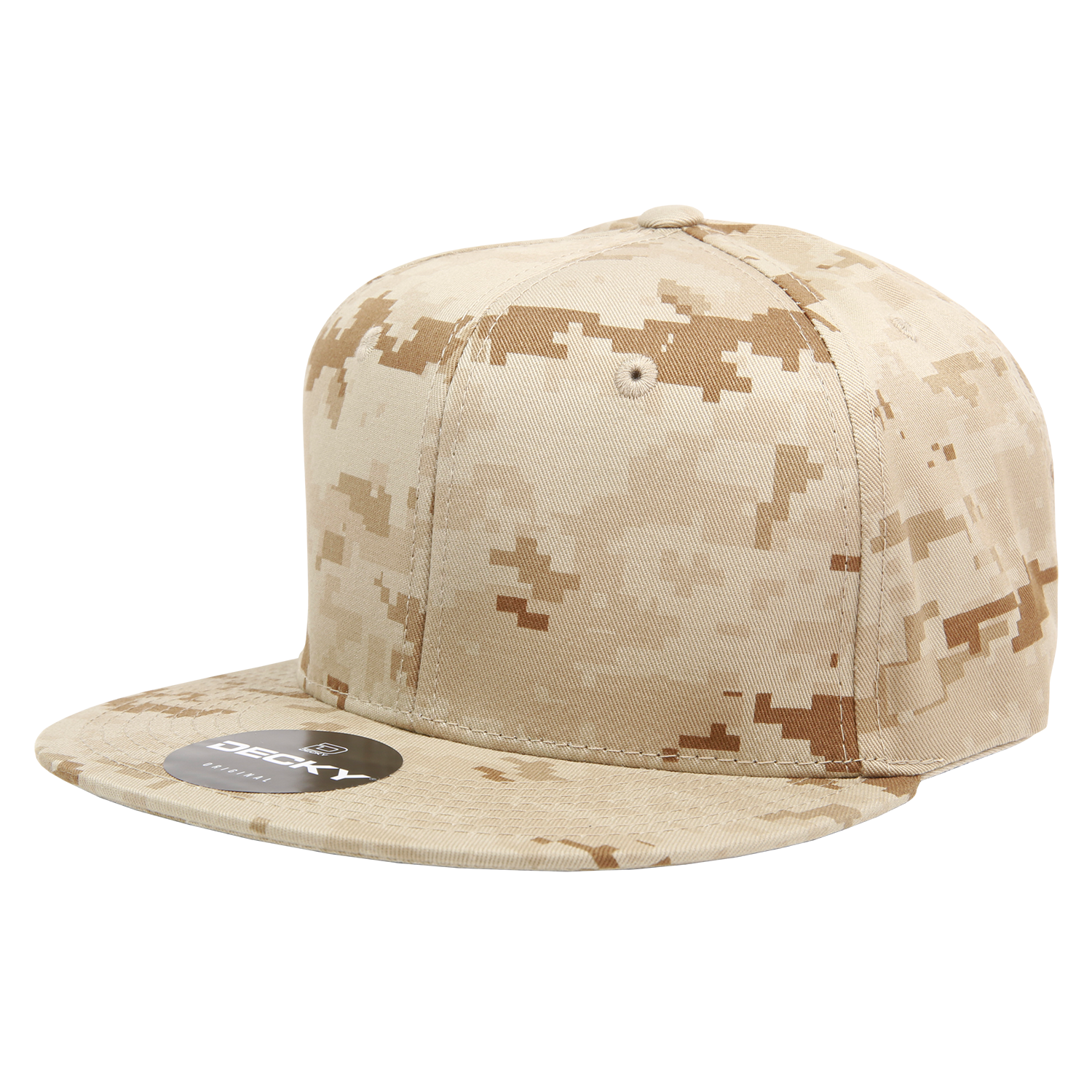 6 Panel High Profile Structured Camo Snapback