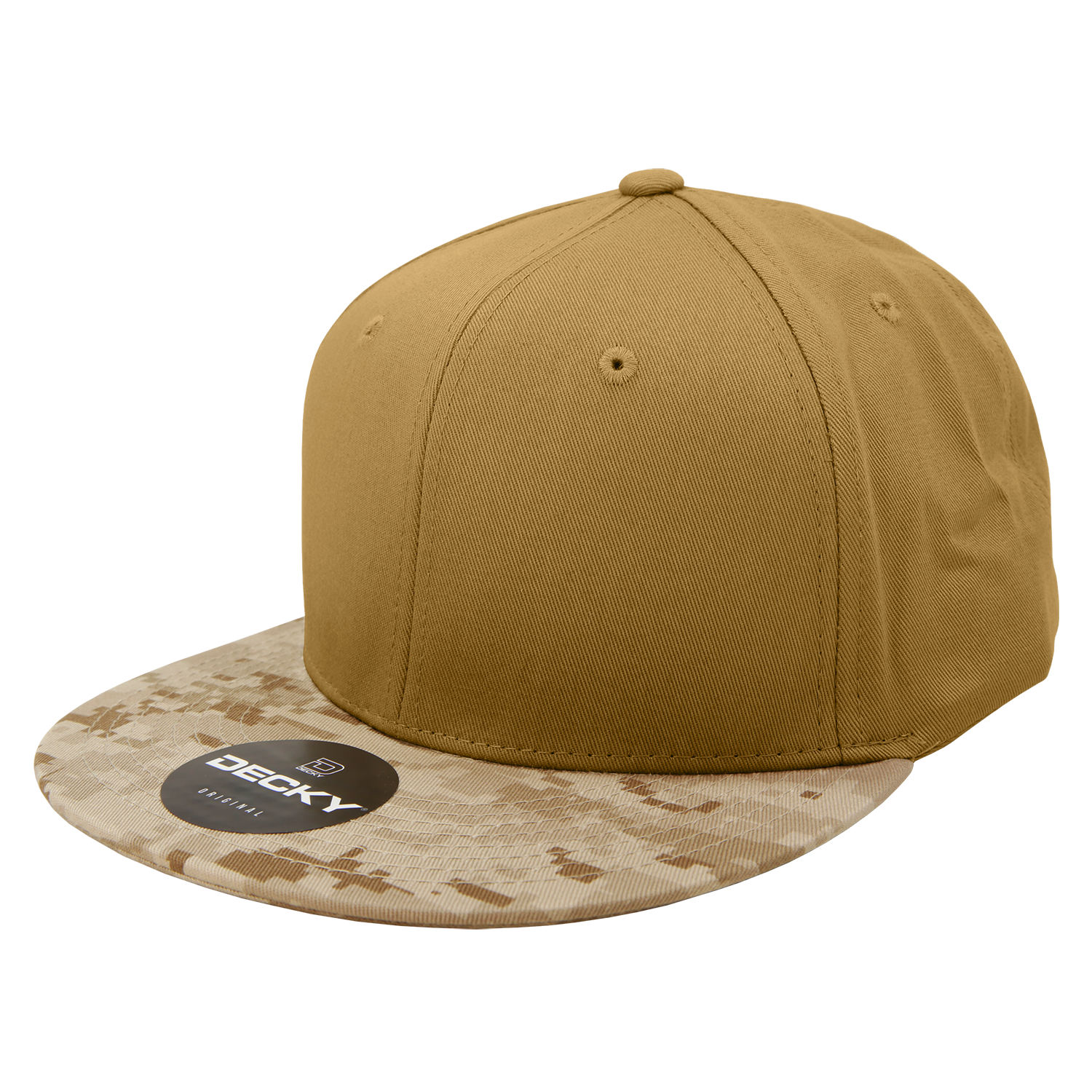 6 Panel High Profile Structured Camo Snapback